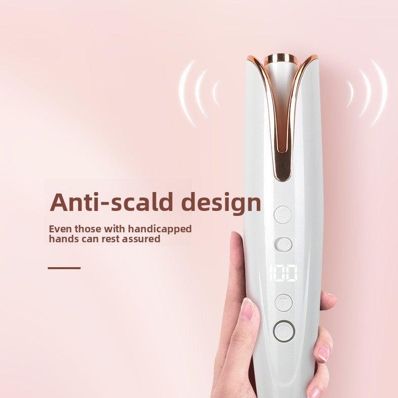 Automatic Rotating Curling Iron 1 - Inch Easy Beach Waves Hair Curler - HK Spot