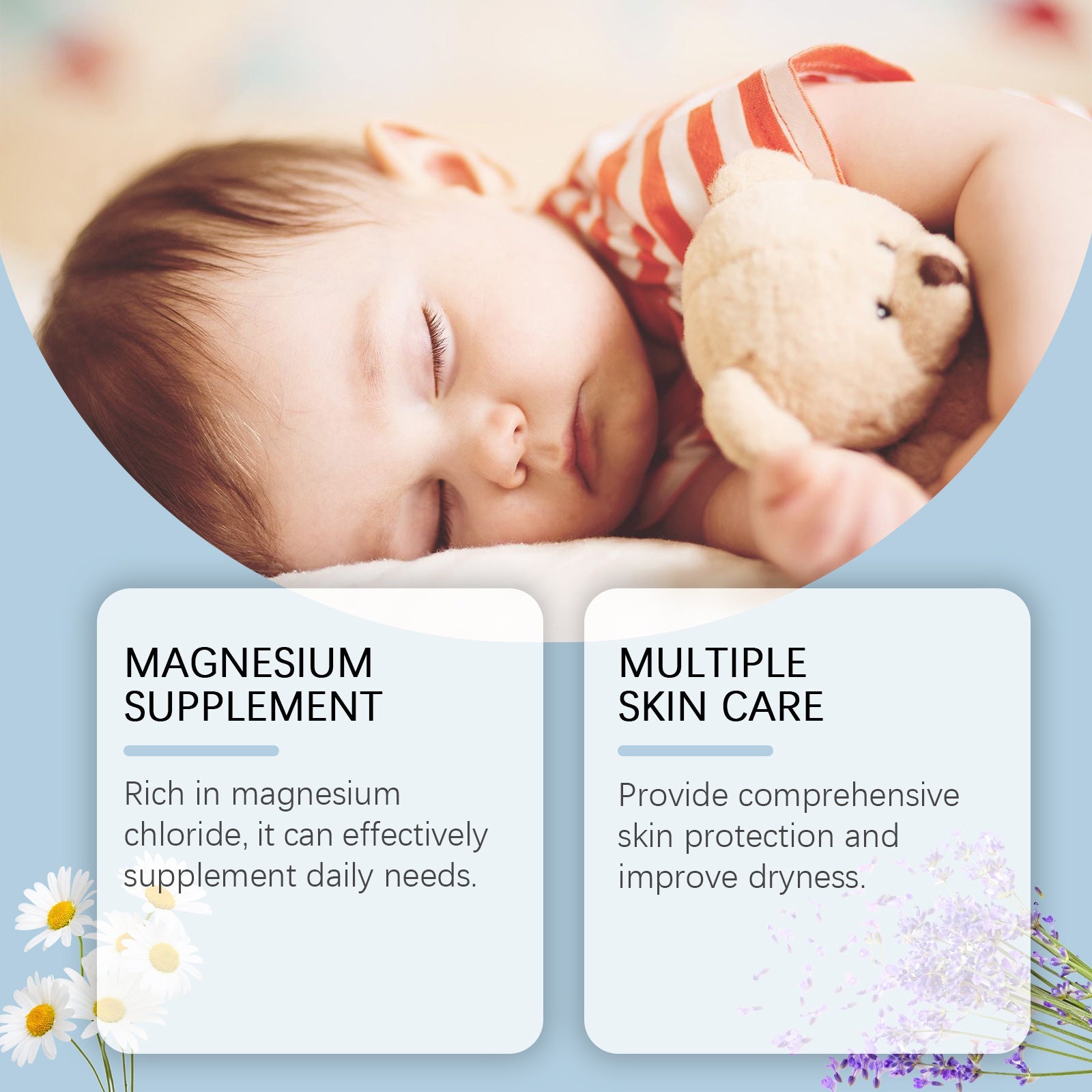 Children’s Magnesium Sleep Lotion – Gentle Topical Cream for Calm & Restful Bedtime - HK Spot