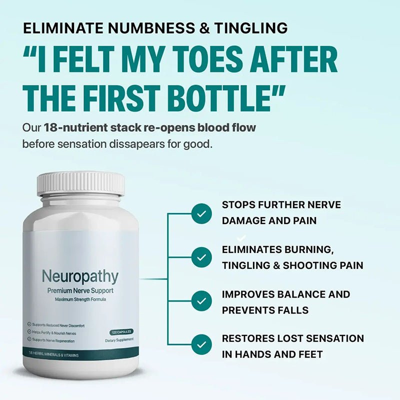 Neuropathy Support – Alpha Lipoic Acid & Vitamins for Nerve Health & Comfort - HK Spot